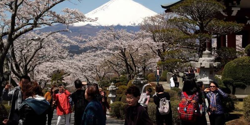В Японии решили спрятать от туристов популярную гору с вулканом Фудзи: что произошло