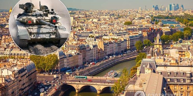 "В Париже могут появиться российские танки": Макрона предупредили об угрозе
