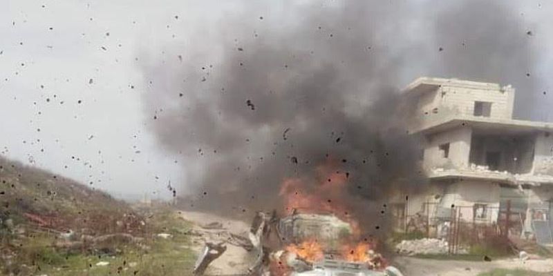 В Сирии ракетой уничтожили авто с российскими наемниками