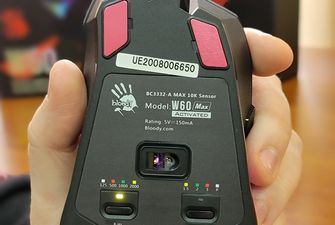 A4Tech Bloody W60 Max: обзор игровой мышки с RGB подсветкой