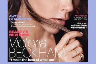 Без фотошопу: Вікторія Бекхем на обкладинці британського Glamour