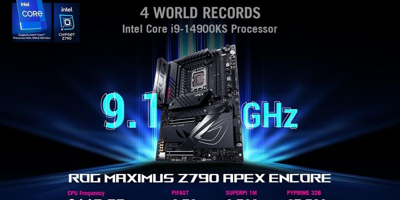 Intel Core i9-14900KS помог обновить мировой рекорд частоты процессора — более 9,1 ГГц