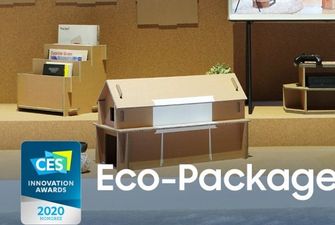 Samsung придумала Eco-Package — картонная упаковка и по совместительству конструктор. Из нее можно будет собирать предметы интерьера для дома