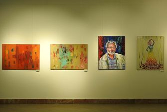 У Львівському палаці мистецтв продовжує діяти виставка "Захід-Схід разом" пам'яті Олега Микити