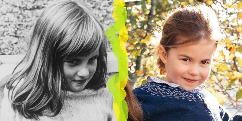 Как две капли: принцесса Шарлотта невероятно похожа на Диану в детстве