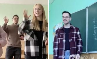 "Представляю, с какой радостью к вам идут на уроки!" Учитель из Киева, танцующий с учениками и снимающий забавные видео в TikTok, стал звездой сети