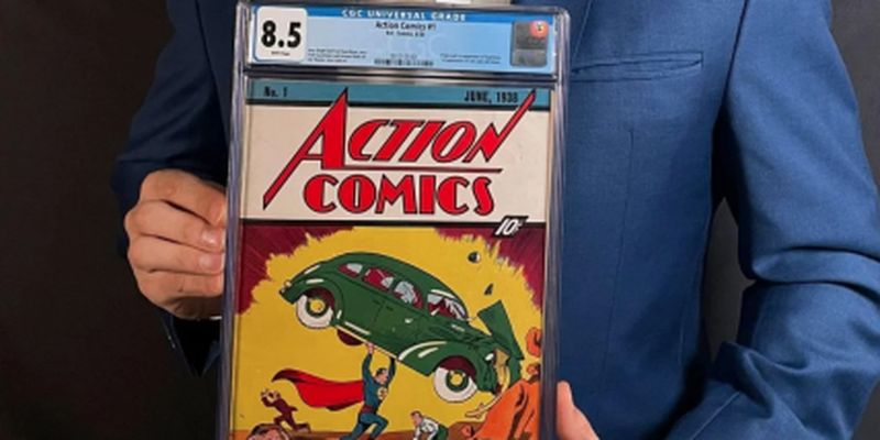 Самый дорогой в мире комикс: в США продали редкий экземпляр о приключениях Супермена
