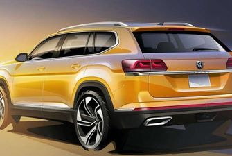 Кроссовер Volkswagen Atlas 2020 показался на первых тизерах