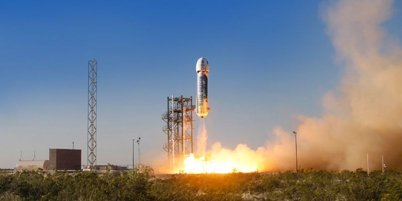 Космический корабль компании Blue Origin совершит суборбитальный полет