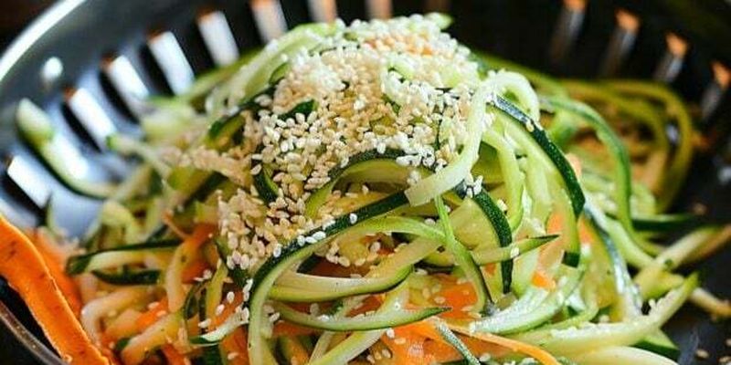 Вітамінний салат із сирих кабачків по-корейськи: швидкий рецепт