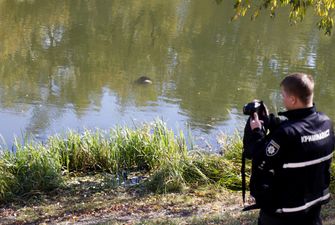 На лбу были раны: В озере возле столичного парка нашли труп человека