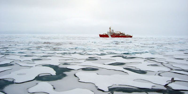 В Арктике начали таять залежи замороженного метана