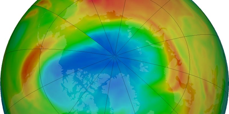 Над Арктикой заметили озоновую дыру рекордных размеров: как она выглядит