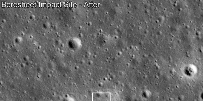 Зонд зробив фото на Місяці, де розбився ізраїльський космічний апарат