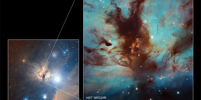 NASA Hubble обнаружил "пламя" в космосе: как оно выглядит
