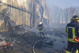 Під Києвом сталася масштабна пожежа: димом затягло автомагістраль