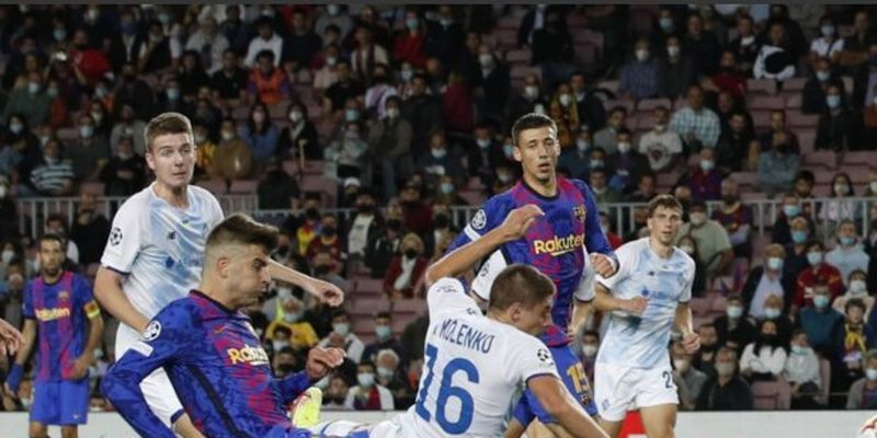 Динамо програло Барселоні з рахунком 1:0 у матчі Ліги чемпіонів: кияни опустилися на останнє місце в таблиці
