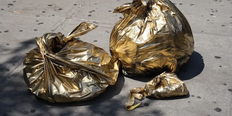 Вернул владелице: мужчина, который рылся в мусоре, нашел сумку с золотом и деньгами