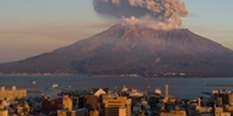 В Японии случилось извержение вулкана Сакурадзима