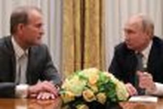 Путин поблагодарил Медведчука за гуманитарную деятельность