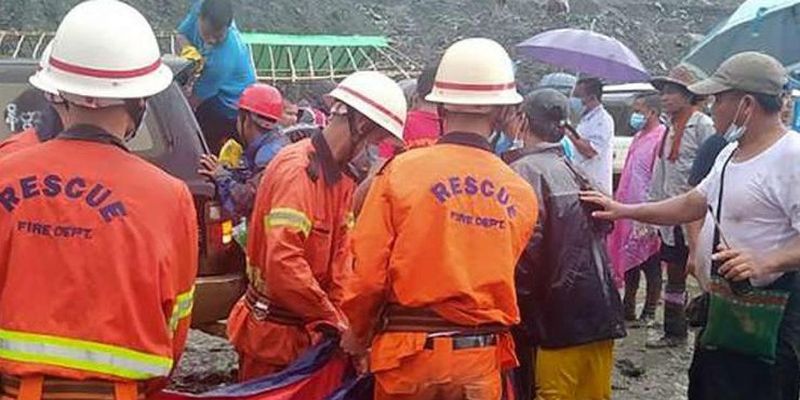 В Мьянме обвалилась шахта: более ста погибших