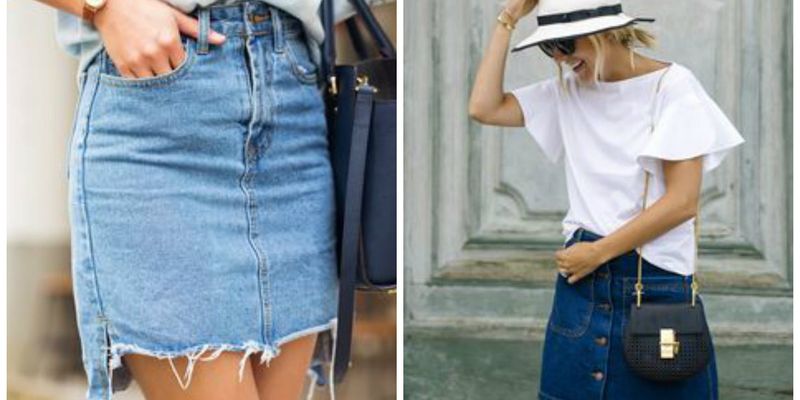 С чем носить джинсовую юбку: модные тенденции и идеи