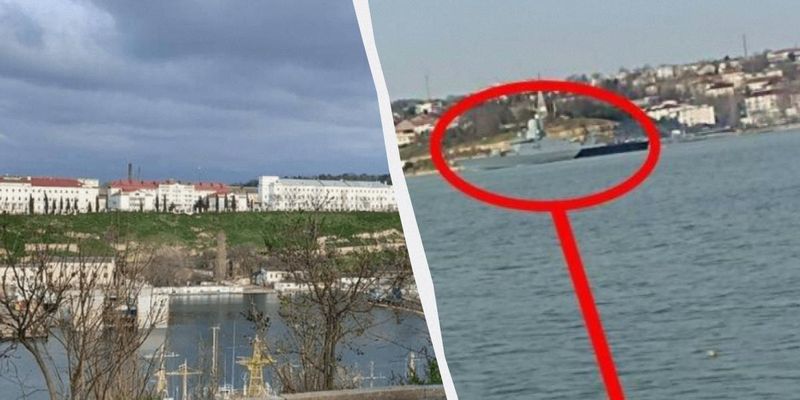 У бухту Севастополя зайшов небезпечний корабель РФ: партизани показали фото