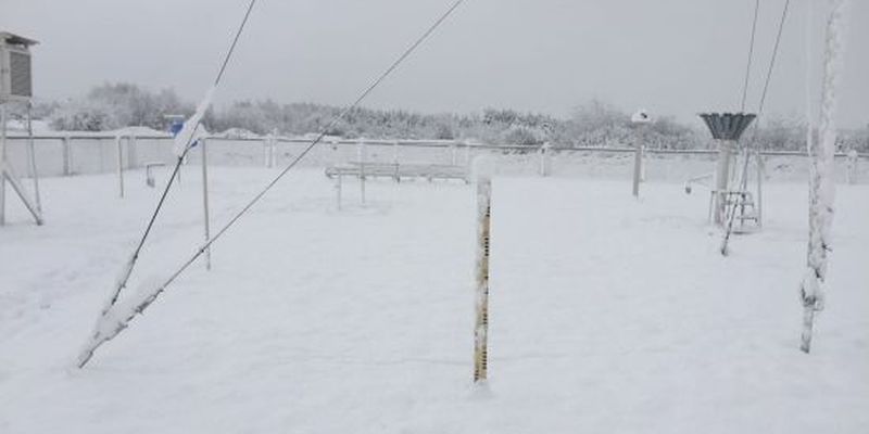Місто Сарни замело першим снігом