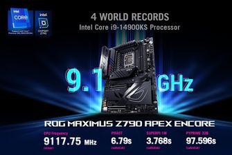Intel Core i9-14900KS помог обновить мировой рекорд частоты процессора — более 9,1 ГГц