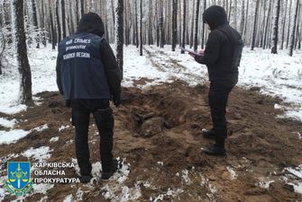 В Харьковской области эксгумировали тела двух мужчин, которых расстреляли оккупанты