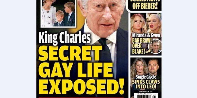 Гучний скандал. MI5 має секретне досьє про гомосексуальні стосунки короля Чарльза III