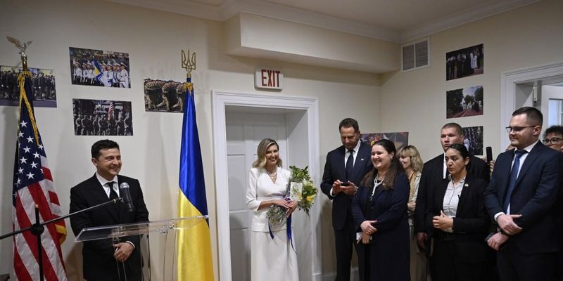 В Вашингтоне при Зеленских открыли "Украинский дом"