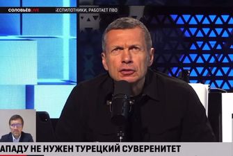 Соловьев возмутился, что россияне радуются ударам дронов по Москве