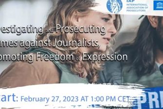 ЮНЕСКО і Міжнародна асоціація прокурорів запускають курс про розслідування злочинів проти журналістів