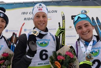 Кубок IBU: Украина попала в цветочную церемонию в мужском суперспринте