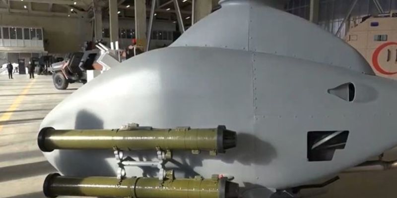 В Грузии представили беспилотный вертолет с украинскими ракетами