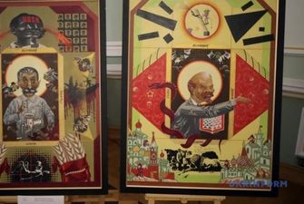 В академии при МИД открыли выставку картин о Голодоморе из частной коллекции