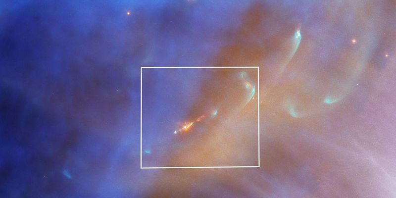 В NASA показали фото плазмы новорожденной звезды