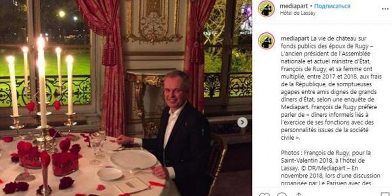 У Франції міністр подав у відставку через скандал із вечерями з омарами за державний кошт