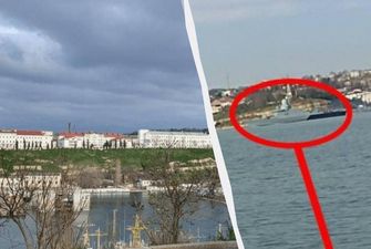 В бухту Севастополя зашел опасный корабль РФ: партизаны показали фото