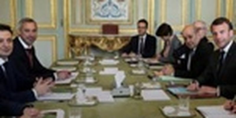 Появилось видео переговоров Зеленского и Макрона