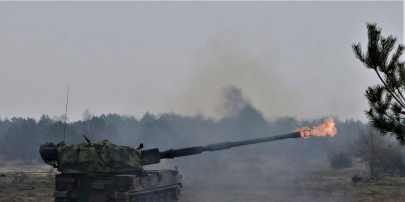 Украинские военные показали яркие кадры работы польской САУ Krab на фронте