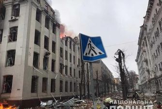 В Харькове при ударе по управлению полиции погибли четыре человека