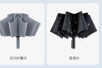 Xiaomi представила парасольку зворотного складання