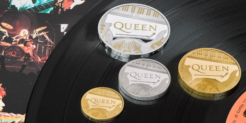 Queen стала першою групою, що з'явилася на монеті Великобританії