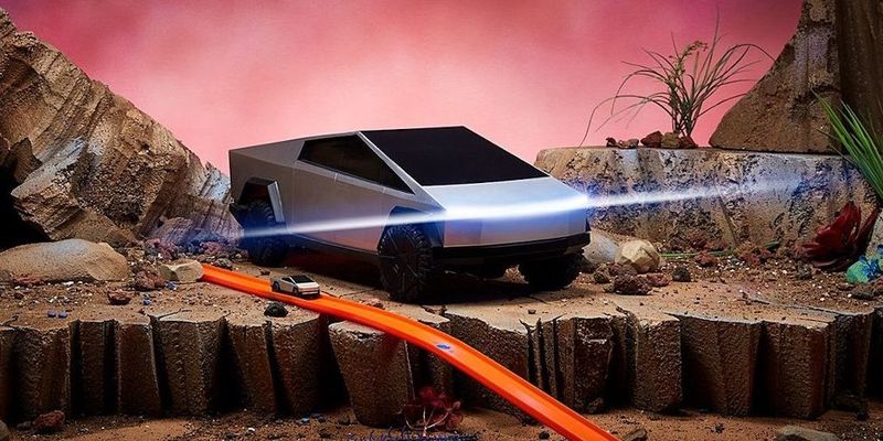 Tesla Cybertruck за $400: електропікап з’явиться серед іграшкових моделей Hot Wheels