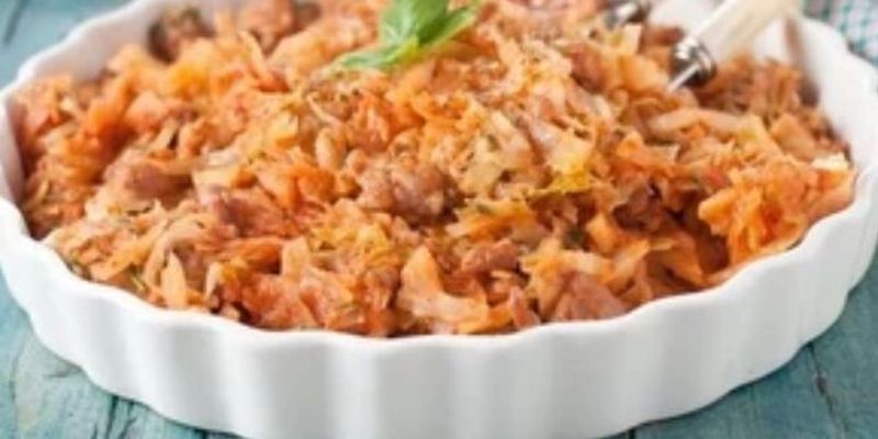 Рецепт изумительного блюда из капусты, картошки и мяса
