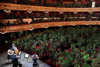 Оперный театр в Барселоне дал концерт для растений