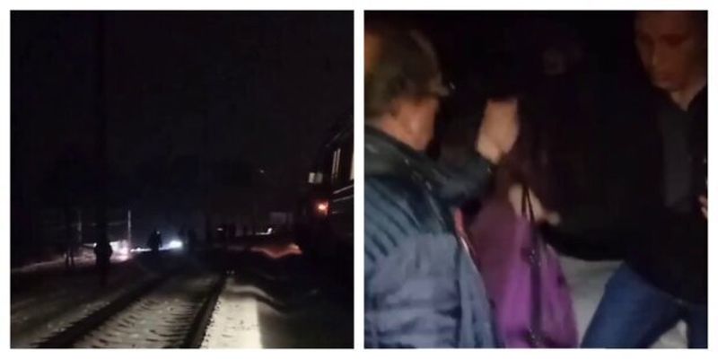 "Начали выпрыгивать из поезда": украинцы оказались в ловушке из-за отключения электричества, видео