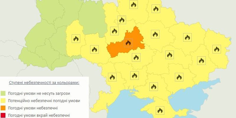 Жара в Украине не унимается: свежий прогноз и карта погоды